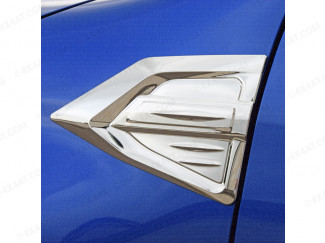 Toyota Hilux 2016 On Side Wing Garnish (Chrome)