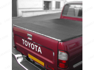 Toyota Hilux 1998-2005 Double Cab Tonneau Cover – Rail with Hidden Press Snap With No Ladder Rack