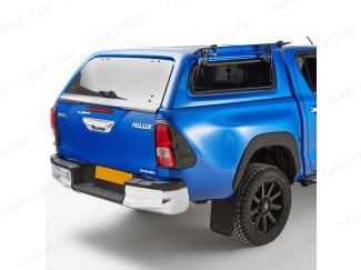Aeroklas Leisure canopy with lift up side windows for Toyota Hilux double cab