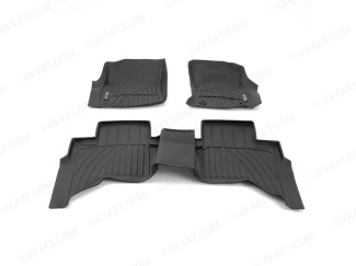 Full Set of Ultra-Tray Floor Mats for Toyota Hilux 2016 Onwards, Automatic