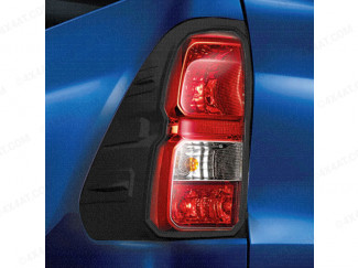 Toyota Hilux black tail light surround