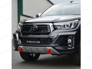 Toyota Hilux Invincible X 2018 on Front Bumper with Daylight Running Lights