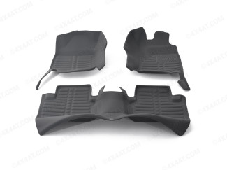 Toyota Hilux 2016- 3D tailored floor mats, for manual gearbox
