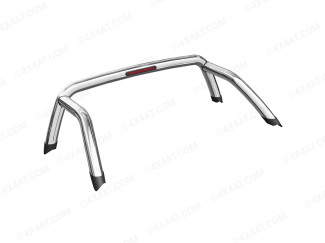 Hilux Mountain Top Sports Roll Bar - Stainless Steel - Close Up