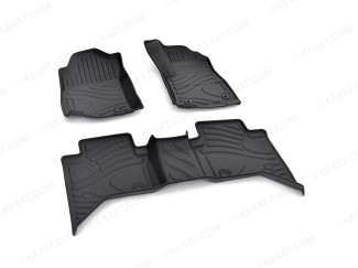 TOYOTA HILUX 3D PREMIUM FLOOR TRAYS – AUTO GEARBOX 