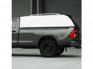 Carryboy commercial single cab canopy fitted to a Toyota Hilux