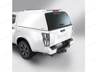 D-Max 2021 Pro//Top Tradesman Canopy With Glass Rear Door Manual Locking in Splash White