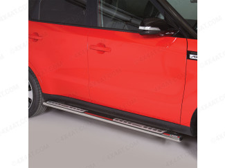 Kia Soul 2014-2018 Stainless Steel Side Bars with Steps