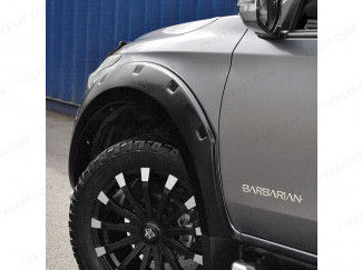 Mitsubishi L200 fitted with Matte Black Wheel Arches