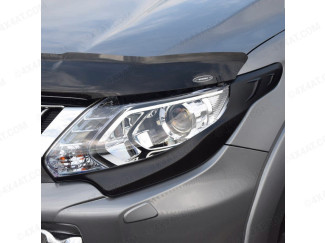 Black Head Lamp Surrounds Mitsubishi L200 Series 5 15 On