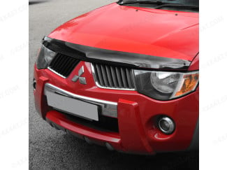 Mitsubishi L200 2005-2009 Bonnet Guard - Type 2 (Dark Smoke)