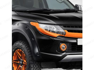 Orange Head Lamp Surrounds Mitsubishi L200 Series 5 SVP Model