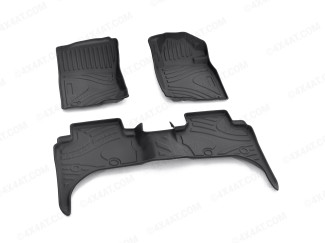 FORD RANGER D/C 2012-2022 3D PREMIUM FLOOR TRAYS