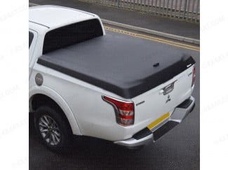 Aeroklas black textured lid fitted to a Mitsubishi L200