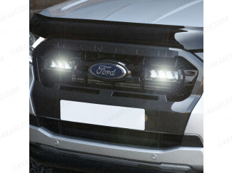 Ford Ranger fitted with 2 Triple R-4 light bars