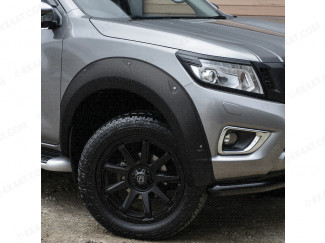 Nissan Navara NP300 2015-2016 X-Treme Wheel Arch Kit In BJ9 Charcoal