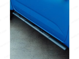 Ford Ranger 2023- Black Side Bars with Black Tread Plates