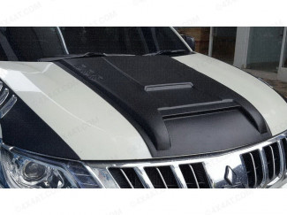 Mitsubishi L200 2015 on Bonnet Hood Scoop – Matte Black Full Size