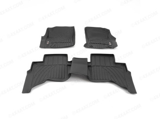 Mitsubishi L200 2015- Double Cab 3D Ultra-Tray Mats - Full Set