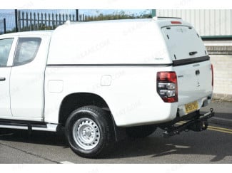 Mitsubishi L200 Series 5 Club Cab Canopy - Pro//Top Tradesman Hard Top with Solid Tailgate in W32 White