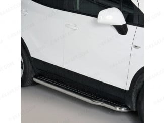 Mitsutonida Stainless Steel Side Steps For 2012 Onwards Vauxhall Mokka