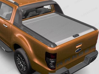 Ford Ranger Mountain Top Roll - Silver Roller Shutter