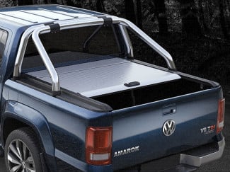 VW Amarok Mountain Top Roll - Silver Roller Shutter Tonneau Cover