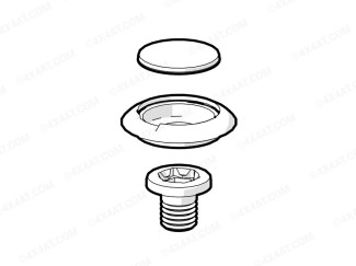 Lid Screws Plastic Plugs - Universal for all Mountain Top Roll Tops