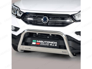 63mm A-Bar Stainless Steel for SsangYong Musso 2018-