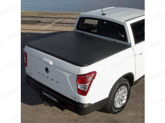 Toyota Hilux 2016 Onwards Double Cab Tri-Folding Soft Tonneau Cover