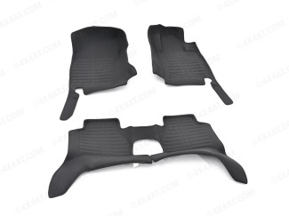 Navara NP300 Double Cab ulti-mat tray style floor mats for automatic transmission