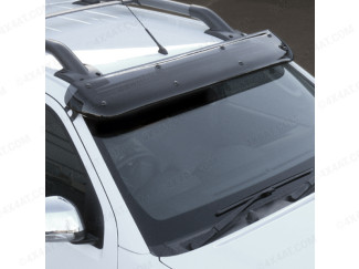 Windscreen sun visor outlet