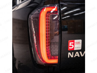 Predator LED Tail Lights On Nissan Navara Pickup Truck