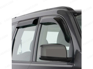 Dark smoke, tinted Volvo XC90 2003-2015 wind deflectors