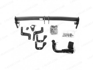 Detachable swan neck style tow bar for Peugeot 2008