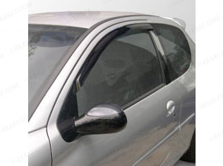 Peugeot 206 3dr wind deflectors