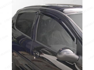 Toyota 4Runner wind deflectors rear view