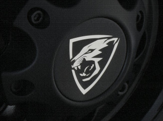 Predator Decal for alloy wheels Centre Cap 74mm Diameter (sold individually)