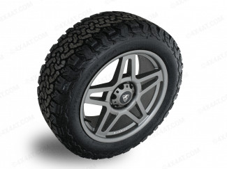 Predator Fox Matt Grey Alloy Wheels