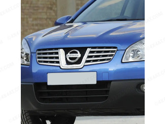 Nissan Qashqai 2007-2010 Stainless Steel Front Grille Cover