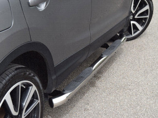 Nissan Qashqai 2014 on Stainless Side Bars