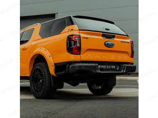 Cyber Orange 2023 Ford Ranger fitted with an Alpha Type-E Air Canopy