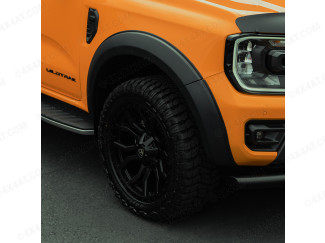Ford Ranger 23- Wheel arches - Stylish with Parking Sensor Fitment in Matt Black