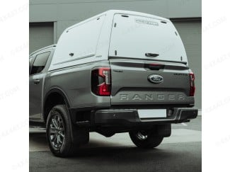Ford Ranger 2023- ProTop High Roof Gullwing Hardtop Canopy with FRP Rear Door in White