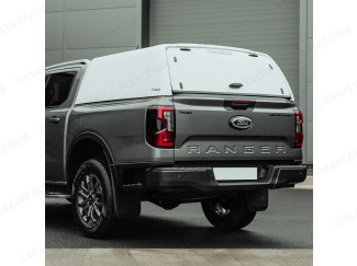 ProTop Tradesman Canopy with Solid Rear Door in White for 2023 Ranger