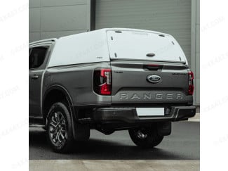 Ford Ranger 2023- ProTop Tradesman Canopy with FRP Rear Door and Central Locking in M7414 Agate Black