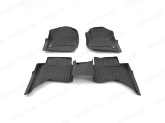 3D Ultra-Tray Floor Mats Set for Ford Ranger 2012-2022 Double Cab