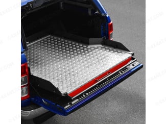 Heavy Duty Wide Chequer Plate Deck Bed Slide Ford Ranger Raptor