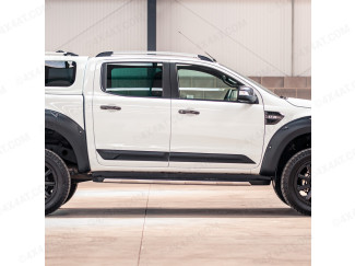 Ford Ranger 2019 On Lower Door Trim - Composite ABS Body Protection Side Bars