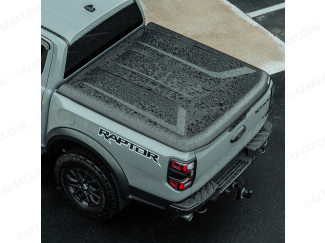 Ford Ranger 2019 On Aeroklas Speed Tonneau Cover in Black